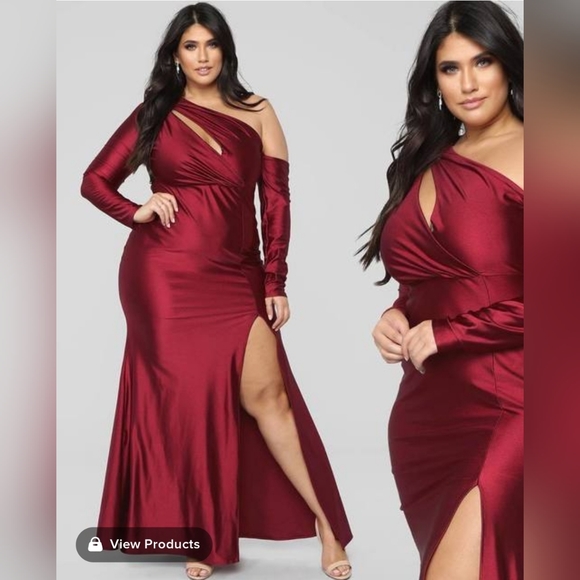 🆕️ Pretty Hurts Dress Burgundy Sz 2X - Picture 4 of 7